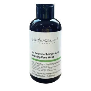 Skin Nutrition Botanicals Tea Tree Oil & Salicylic Acid Balancing Face Wash 4 oz